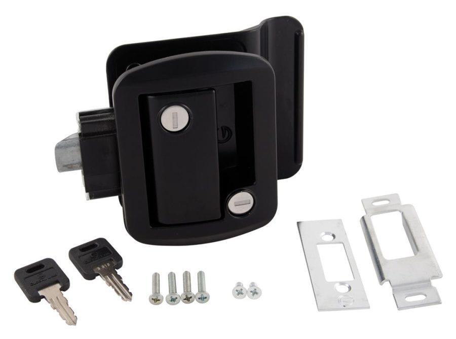 AP PRODUCTS 13570 013-570 Black Global Travel Trailer Entrance Lock Set