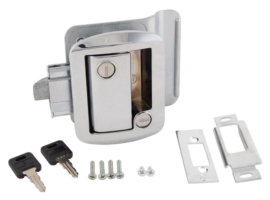 AP PRODUCTS 13572 013-572 Chrome Global Travel Trailer Entrance Lock Set