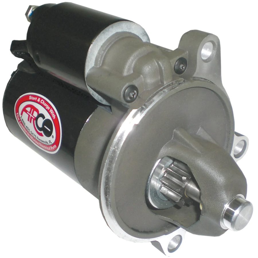 ARCO 70216 MARINE HIGH-PERFORMANCE INBOARD STARTER W/GEAR REDUCTION & PERMANENT MAGNET - CLOCKWISE ROTATION (2.3 FORDS)