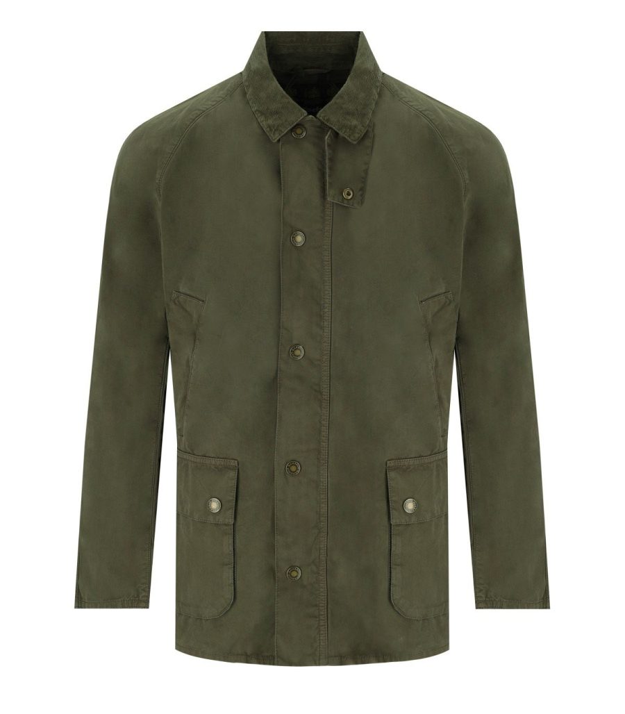 ASHBY CASUAL JACKET OLIVE GREEN BARBOUR