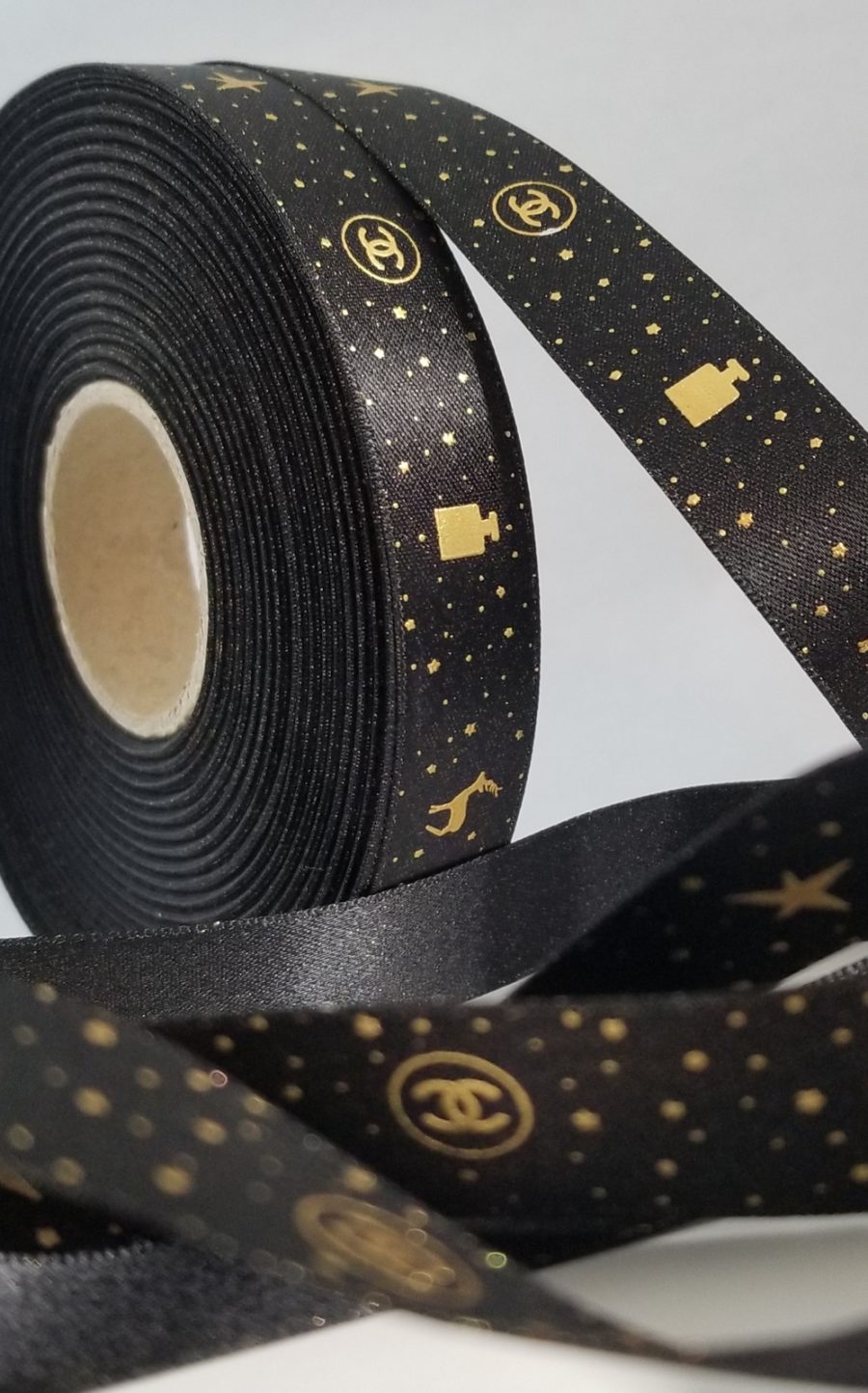AUTHENTIC EMBLEMATIC CHANEL RIBBON / 2 YARDS
