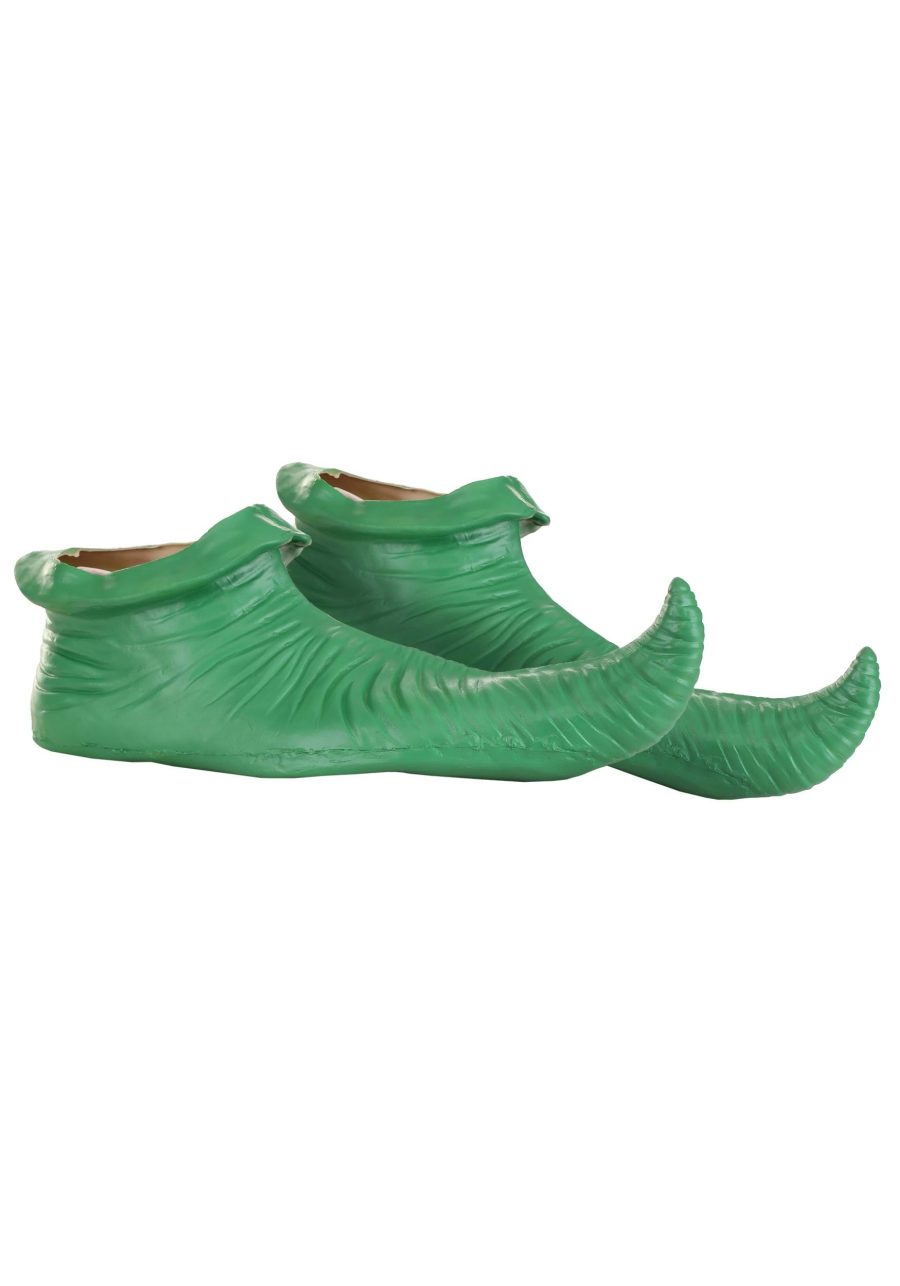 Adult Green Elf Shoe Covers