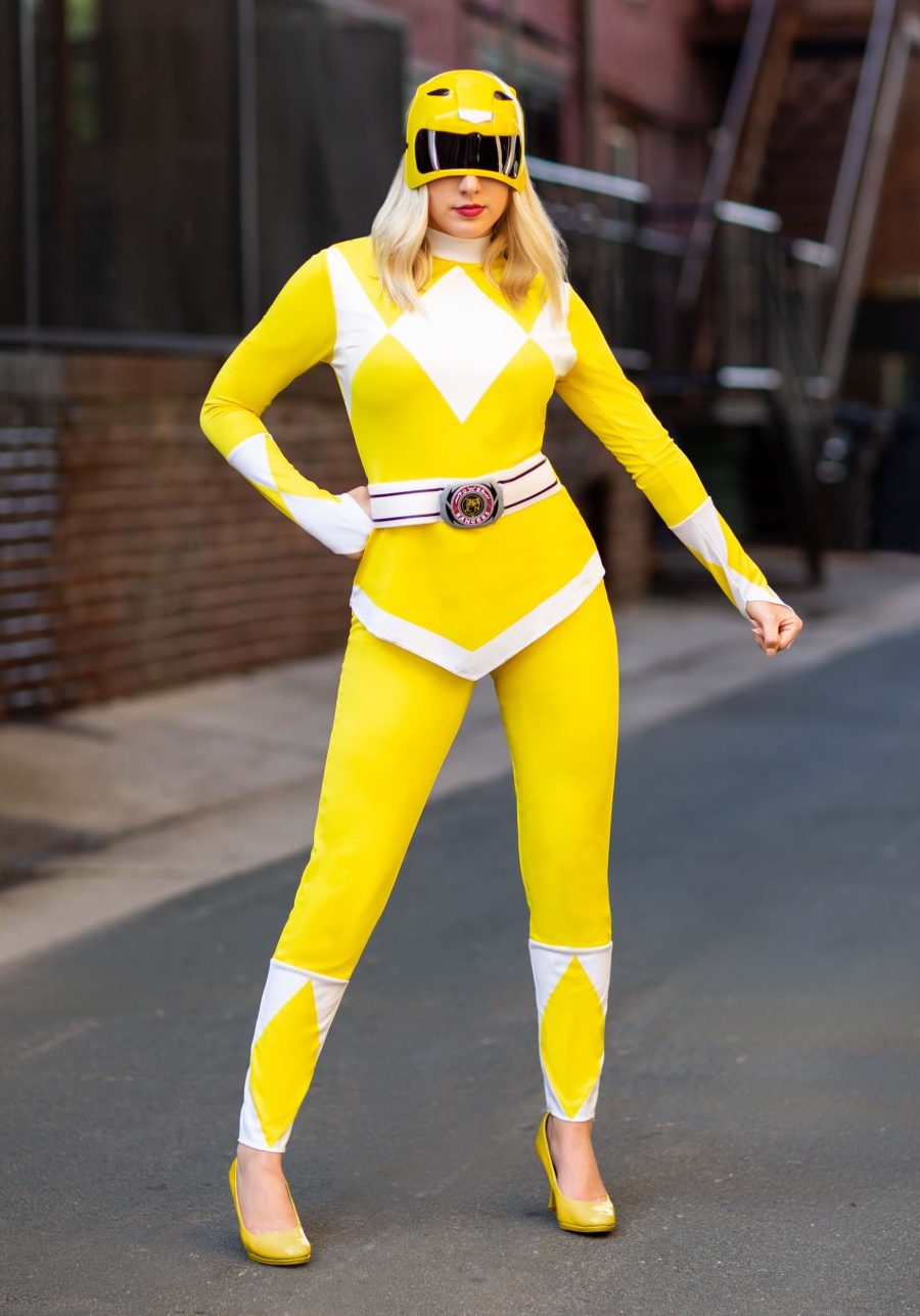 Adult Power Rangers Yellow Ranger Costume