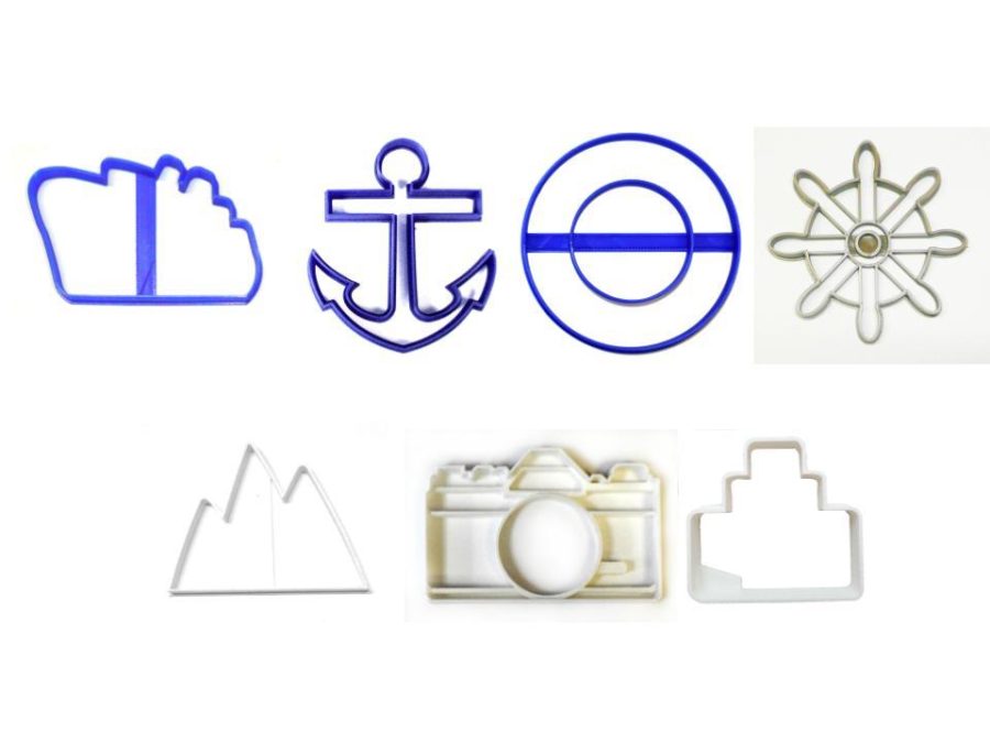 Alaskan Cruise Ship Alaska Vacation Set of 7 Cookie Cutters USA PR1510