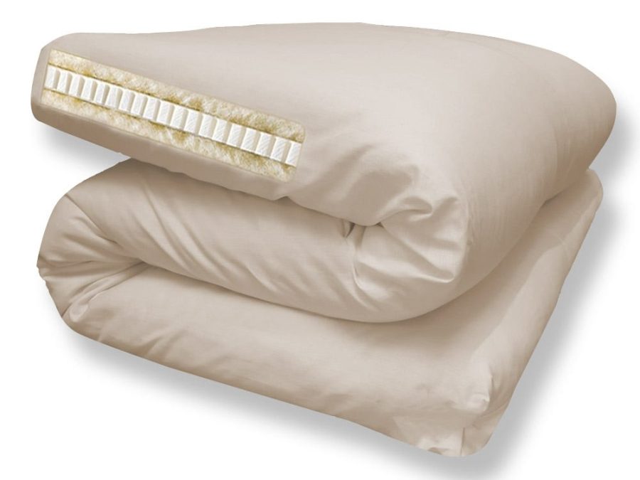 All Natural Latex Shikibuton Mattress - Wool Folding Futon Bed - 3 Inch - Medium Firm