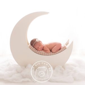 Aperturee Dreamy Moon Backlit White Cloud Newborn Backdrop For Portrait