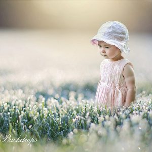 Aperturee Field Flowers Spring Wedding Backdrop For Portrait