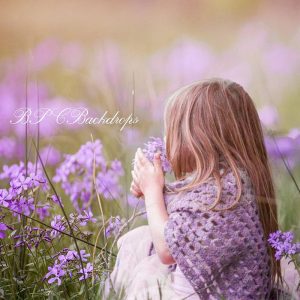 Aperturee Flowers Sunset Purple Flowers Photography Backdrop