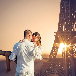 Aperturee Paris Tower Sunshien Photography Valentines Day Backdrop