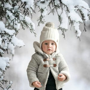 Aperturee Winter Christmas Portrait Snow Photography Backdrop