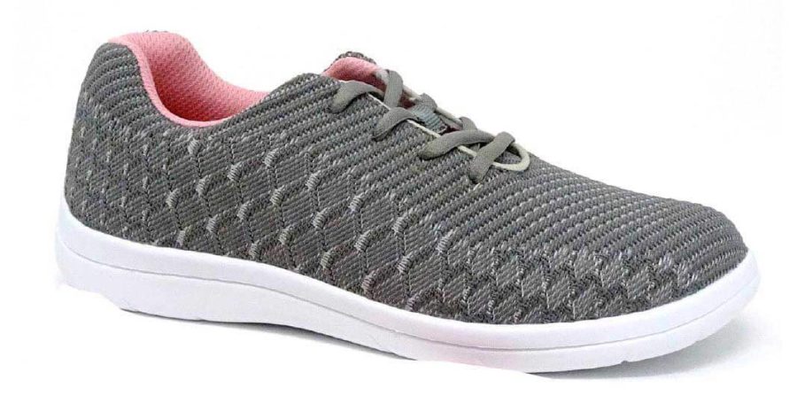 Apis Mt. Emey 9327 Women's Knit Walking Shoe - Comfort Orthopedic Diabetic Shoe - Extra Depth - Extra Wide