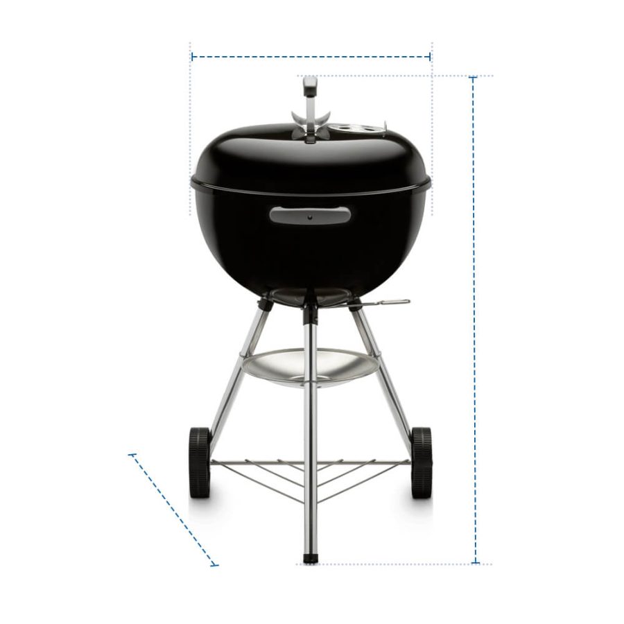BBQ Cover for Weber Original Kettle Charcoal BBQ 18"