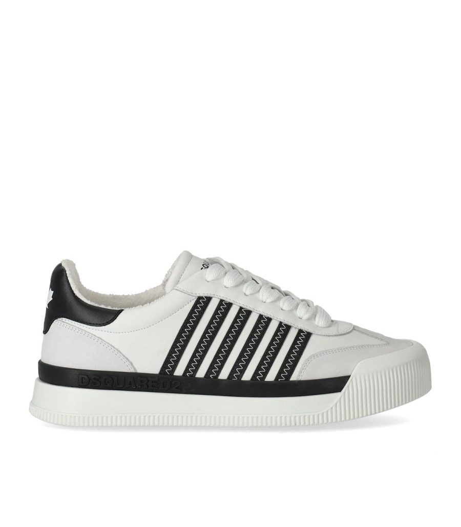 BLACK AND WHITE NEW JERSEY SNEAKER DSQUARED2