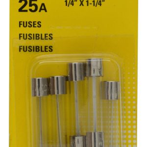 BUSSMANN BPAGC25RP 1/4 X 1 1/4 Glass Fuse