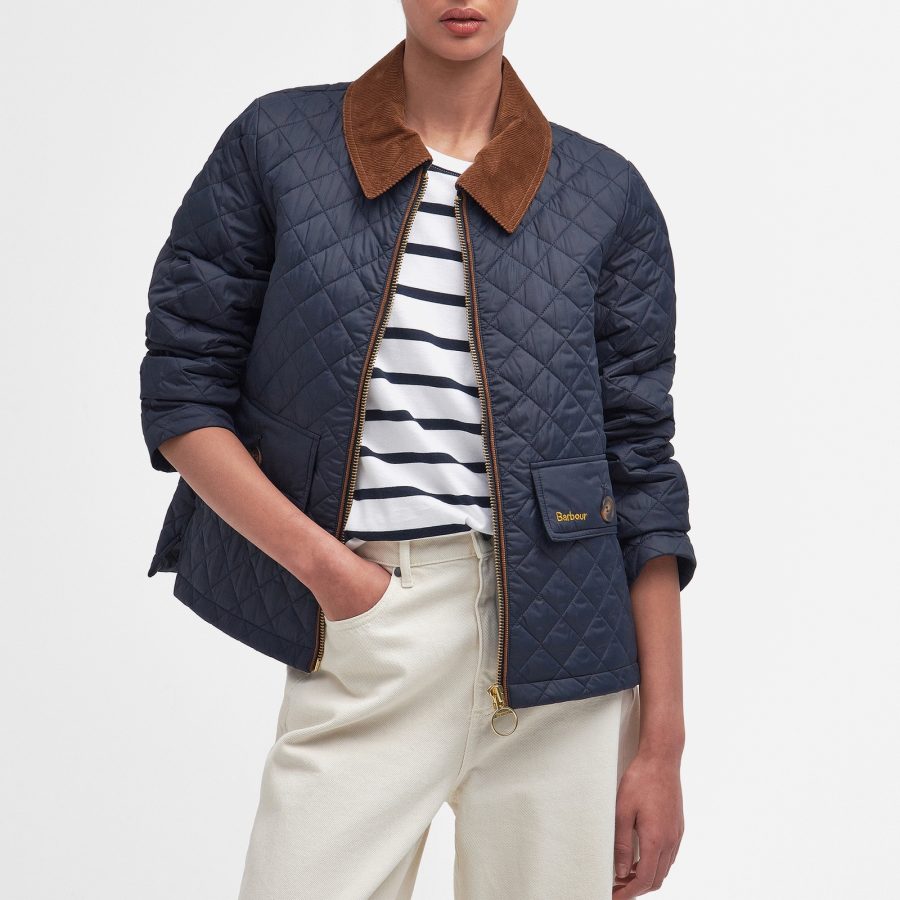 Barbour Leia Quilted Recycled Shell Jacket - UK 16