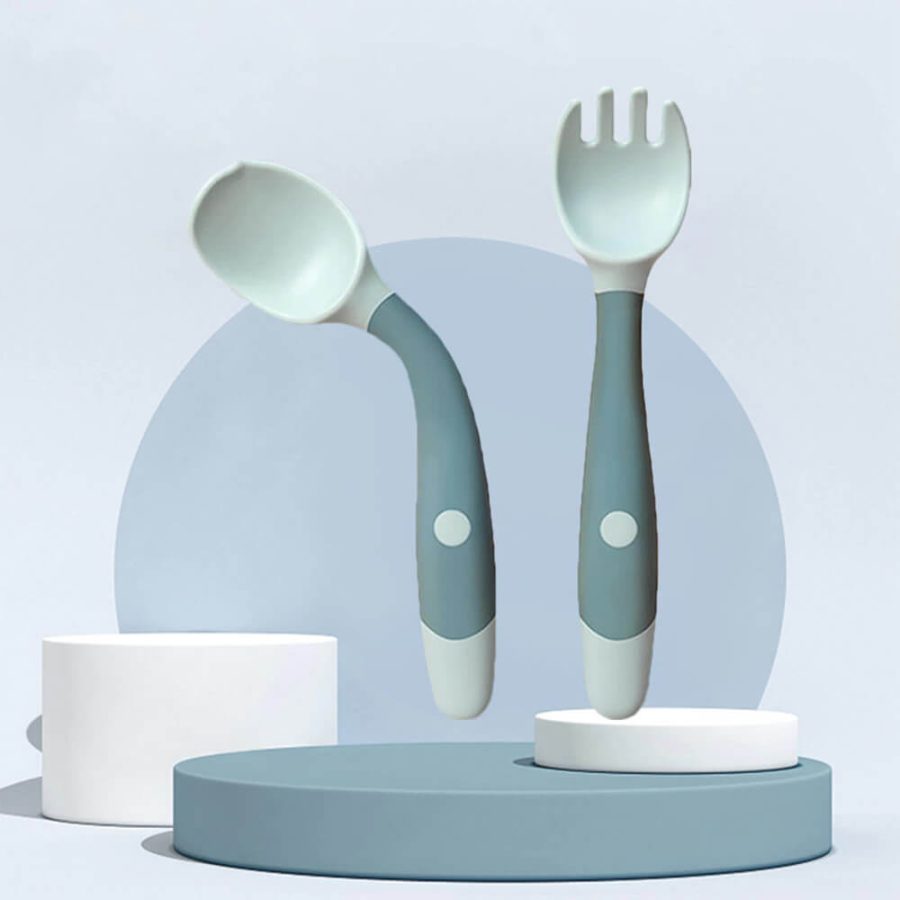 Bendable Training Soft Fork & Spoon For Infants