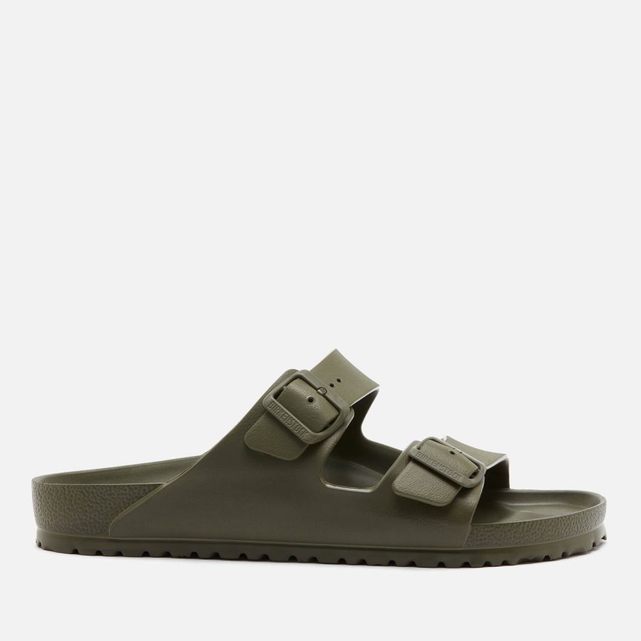 Birkenstock Men's Arizona Eva Double Strap Sandals - Khaki - UK 7.5