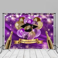 Bokeh Glitter Purple Gold Grad Photography Backdrop - Aperturee