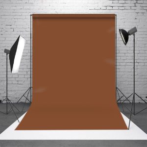 Brown Solid Simple Portrait Backdrop For Photography - Aperturee