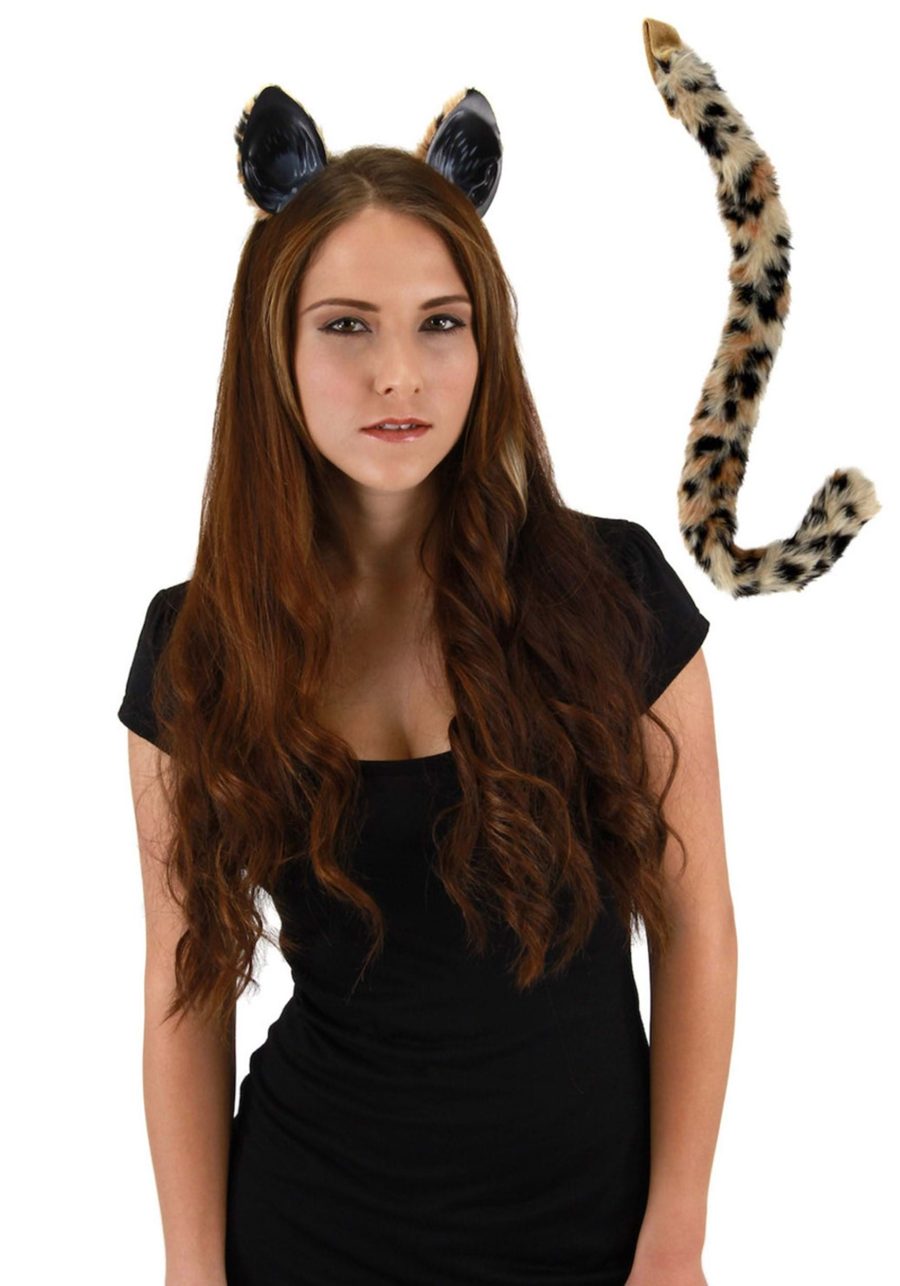 Cheetah Tail and Ears Accessory Costume Kit