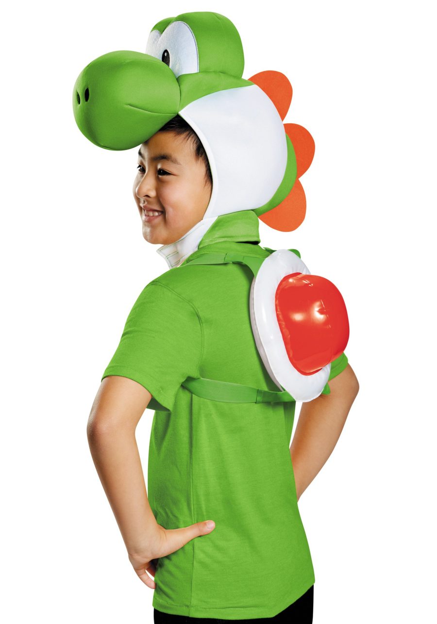Child Super Mario Yoshi Costume Kit