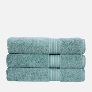 Christy Supreme Super Soft Towel - Mineral Blue - Set of 2 - Bath Towel 75 x 137cm