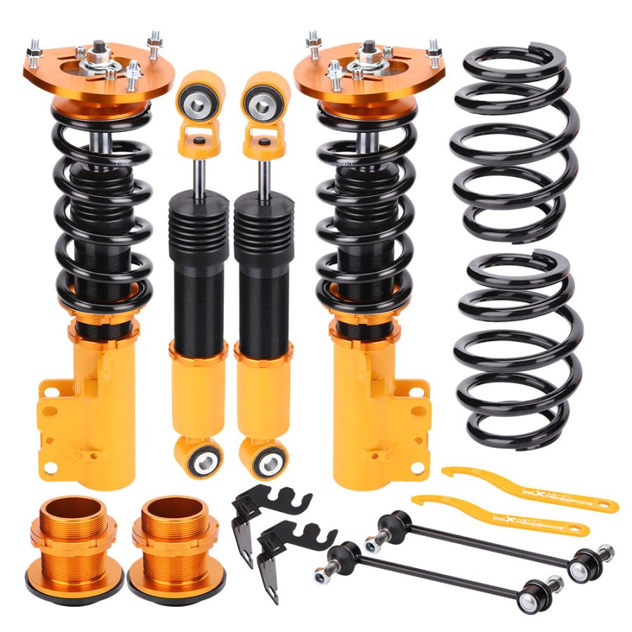Coilover Suspension Kit compatible for Chevrolet Cobalt 2005-10 Adj Height w/z Camber Plate lowering kit