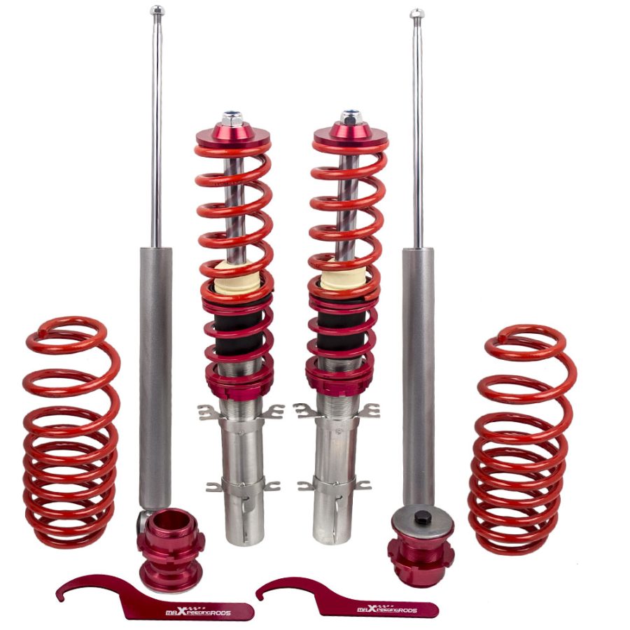 Coilovers compatible for Audi VW Golf MK4 /Compatible for Seat Leon /Compatible for Skoda 1.8T 1.9 TDi 2.3V5 Lowering Kit