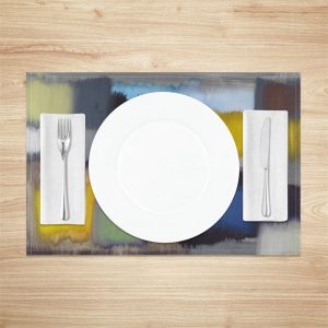 Colorful Morden Abstract Painting Set Of 4 Placemats - Aperturee