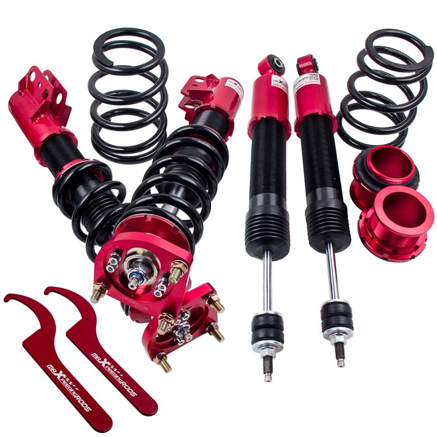 Compatible for Ford Mustang GT Convertible 4th 24 Ways Adjustable Damper Coilovers Kits 1994 - 2004
