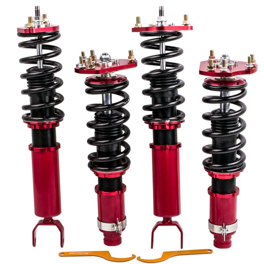 Compatible for Honda Prelude 1992 -2001 Shock Absorbers Adj. Height Complete Coilovers Kits