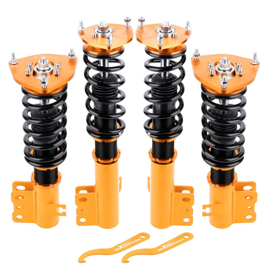 Compatible for Subaru Forester 1998-2002 Complete Adjustable Height Shocks Coilovers Suspension Kit