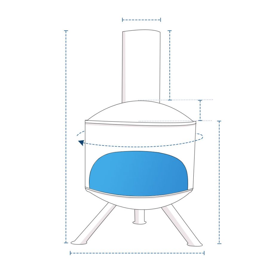 Custom Chiminea Cover Design 2