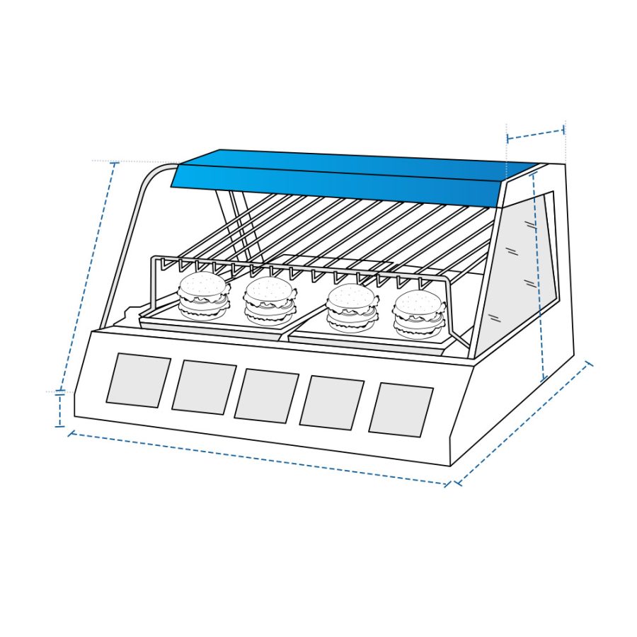 Custom Concession Display Cover - Design 3