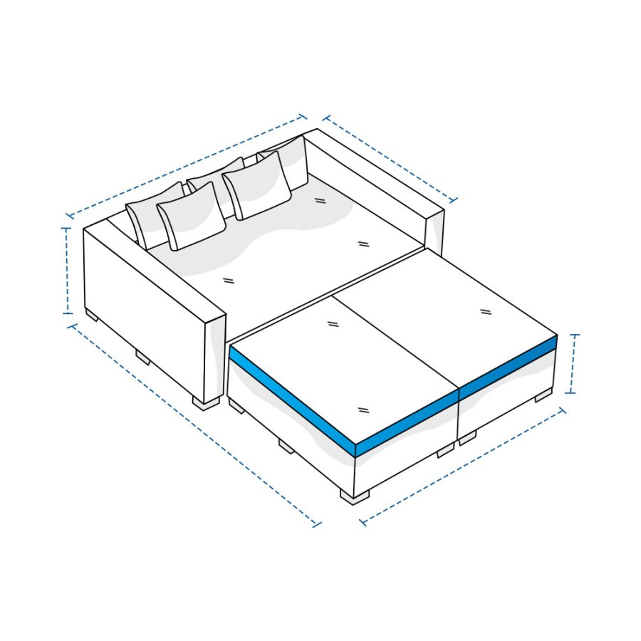 Custom Made Outdoor Daybed Covers