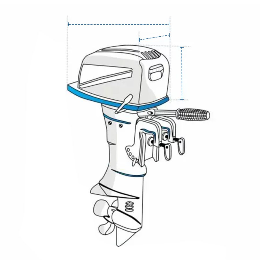 Custom Outdoor Boat Motor Covers