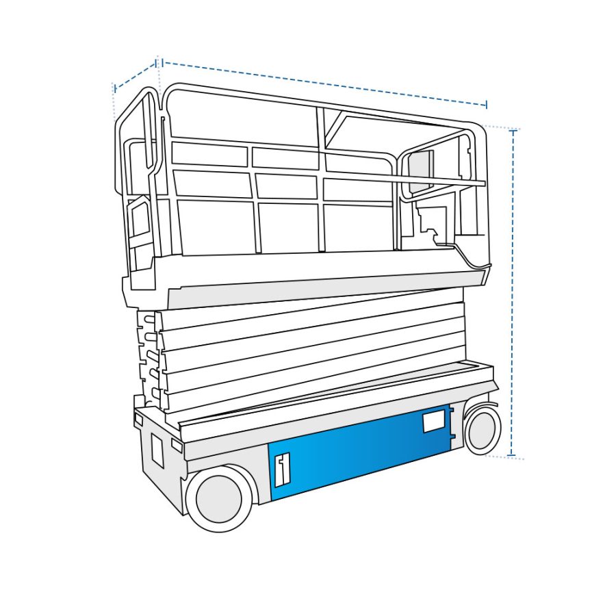 Custom Scissor Lift Cover