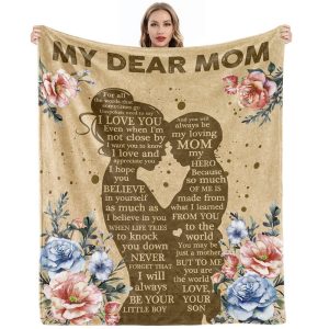 Custom Throw Blanket Mothers Day Birthday Gifts - Aperturee