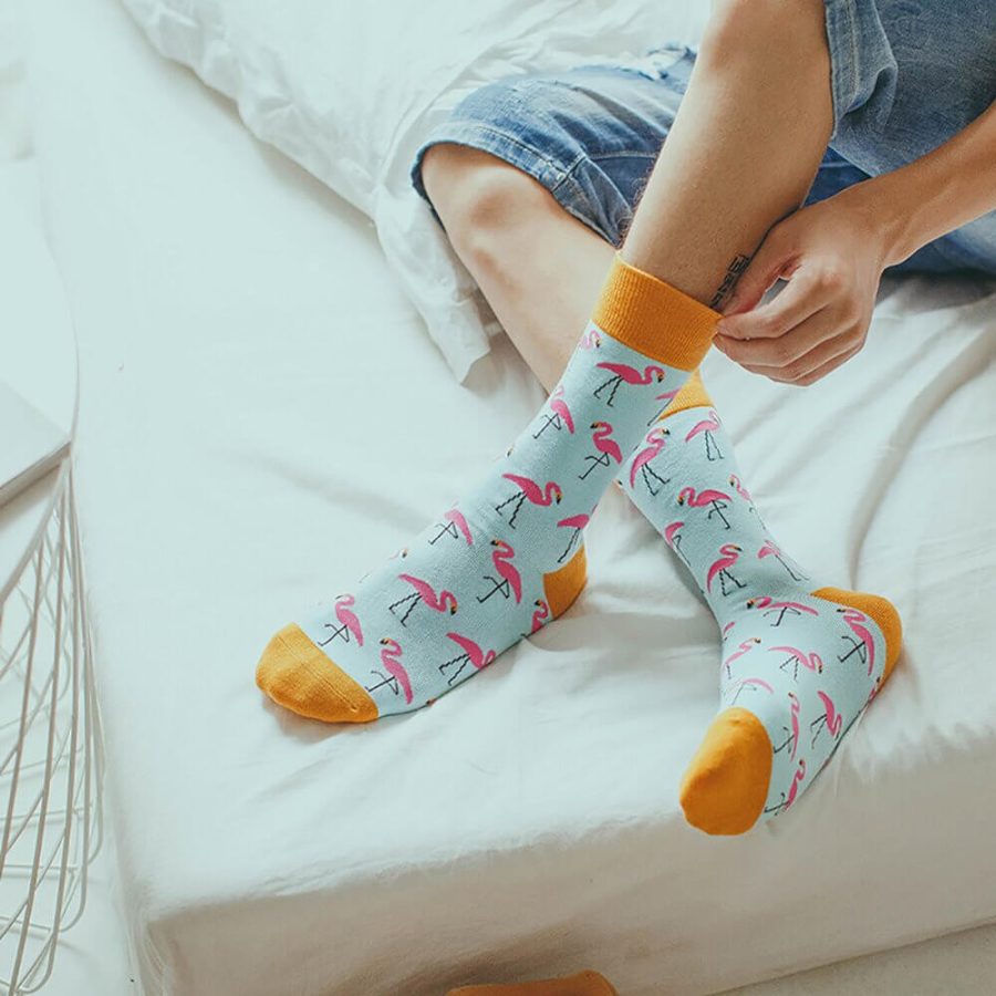 Cute Flamingo Socks For Men & Women