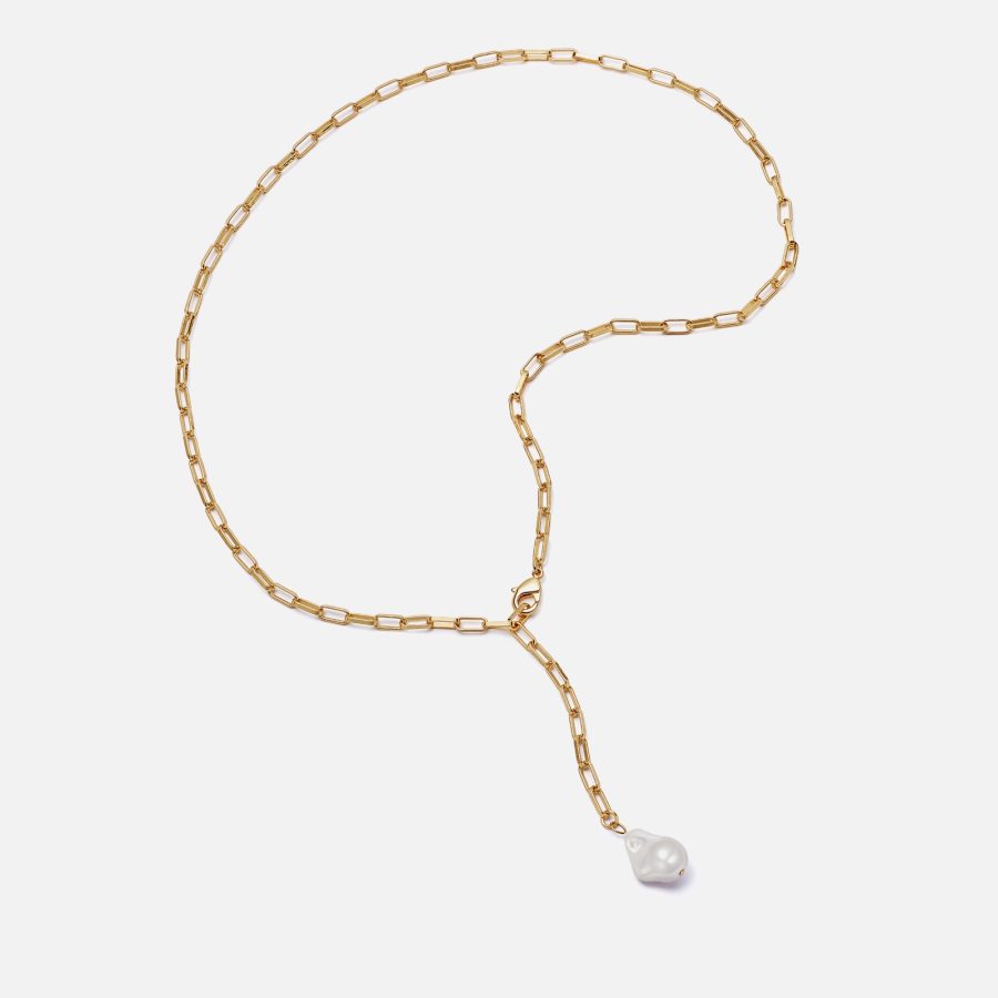 Daisy London X Polly Sayer Baroque Gold-Plated Necklace