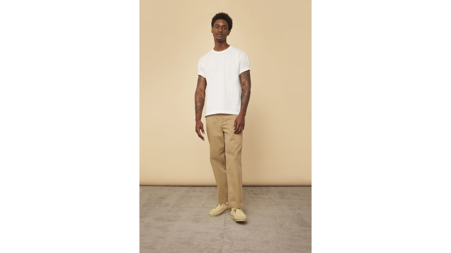 Dockers Made In The Usa Chinos, Relaxed Tapered Fit, Men's, Khaki 28 x 32