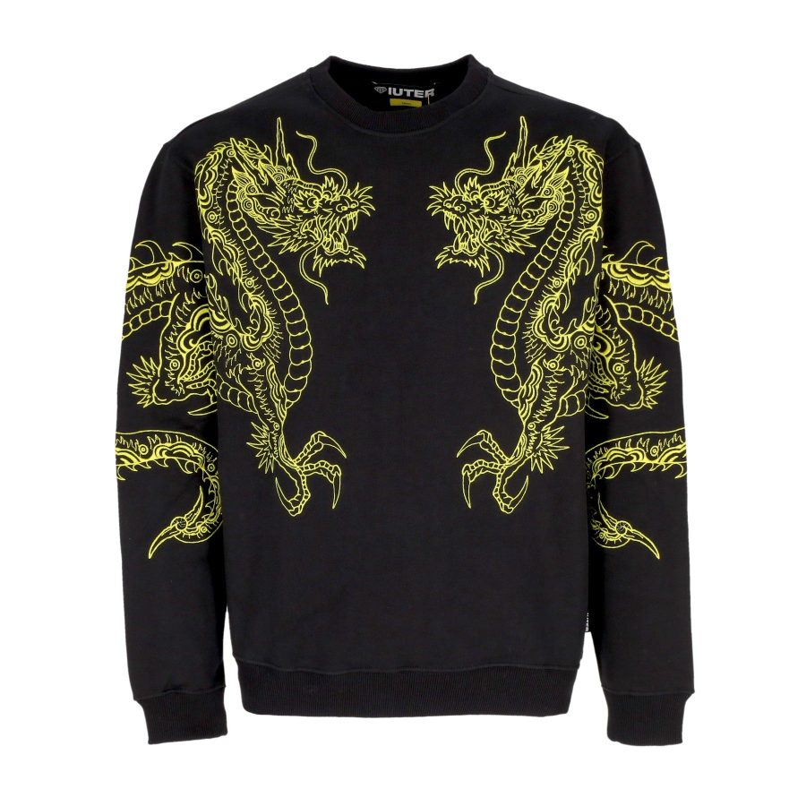 Dragon Crewneck Men's Sweatshirt Black