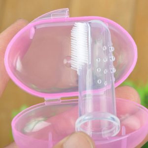 Dual-Sided Silicone Infant Finger Toothbrush