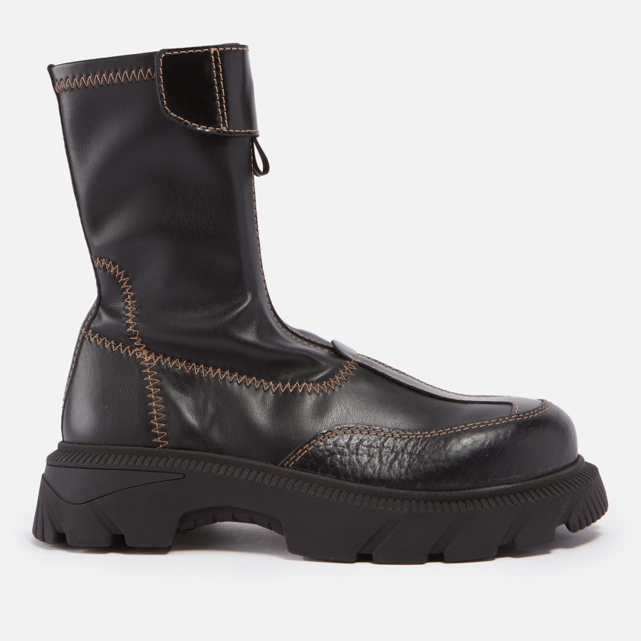 E8 by Miista Women's Danica Leather Zip Front Boots - UK 6