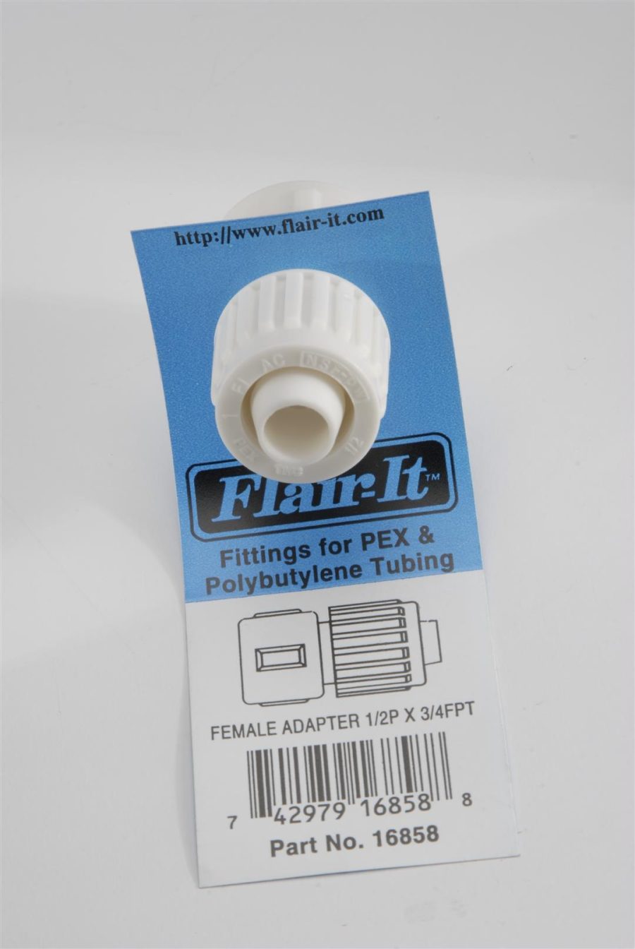 ELKHART SUPPLY 16858 Flair-It Female Adapter 1/2 INCH