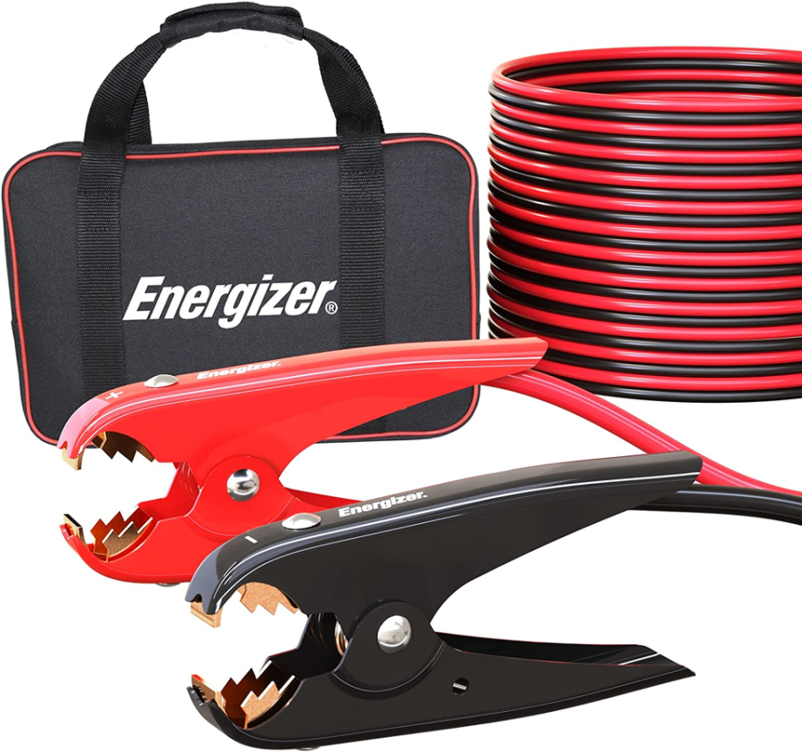 Energizer Jumper Cables for Car Battery, Heavy Duty Automotive Booster Cables fo