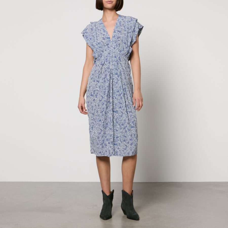 Epolia Printed Georgette Sleeveless Dress - FR 36/UK 8