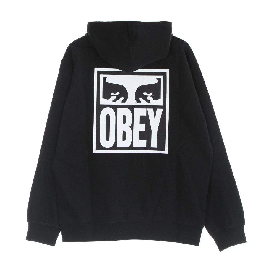 Eyes Icon 2 Premium French Terry Hooded Men's Lightweight Hoodie Po Black