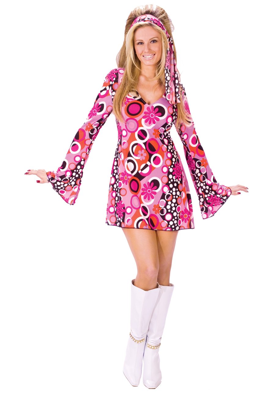 Feelin Groovy Disco Women's Costume Dress