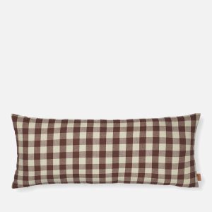 Ferm Living Bothy Check Cushion - Cinnamon/Grey Green